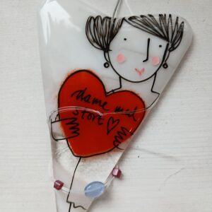 Dame med stort hjerte